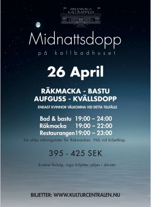 MIDNATTSDOPP 26/4 - Endast kvinnor