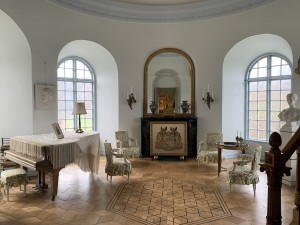 Historisk visning av Torups slotts paradvåning 