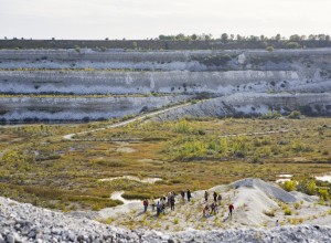 Guidad tur i Limhamns kalkbrott